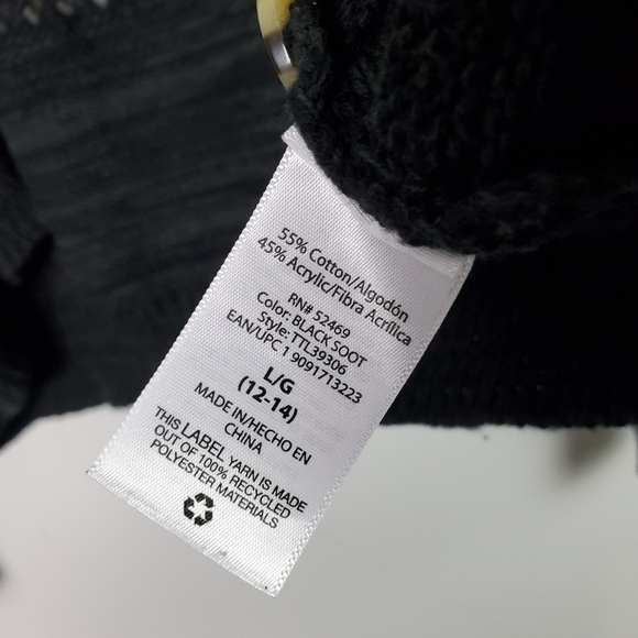 Time and Tru Button Cardigan Large - Picture 4 of 5